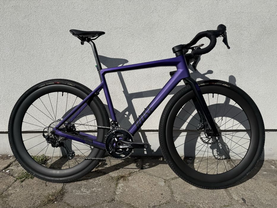 Rower gravel Rose Backroad 57 cm GRX810 deepest purple full carbon