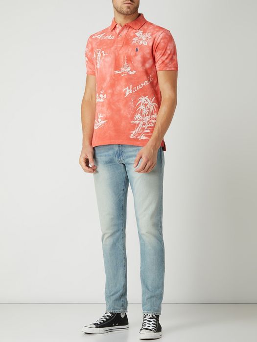 Рубашка Футболка Поло Polo Ralph Lauren Hawaii print p-p S-M