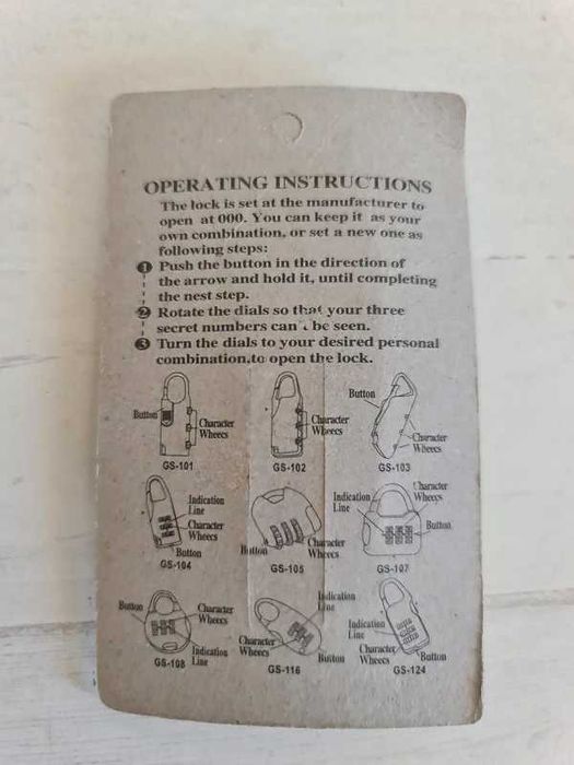 Cadeado Locker Segurança Cacifo Código Combinação Ginásio Gym