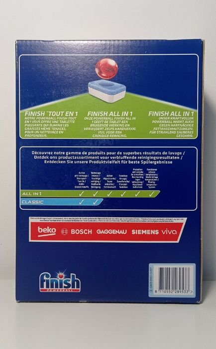 Tabletki Finish Powerball Classic All in 1 120sztuk