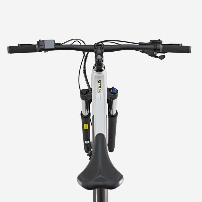 Bicicleta BTT Elétrica Semirrígida STILUS Off Road Cinzento-claro