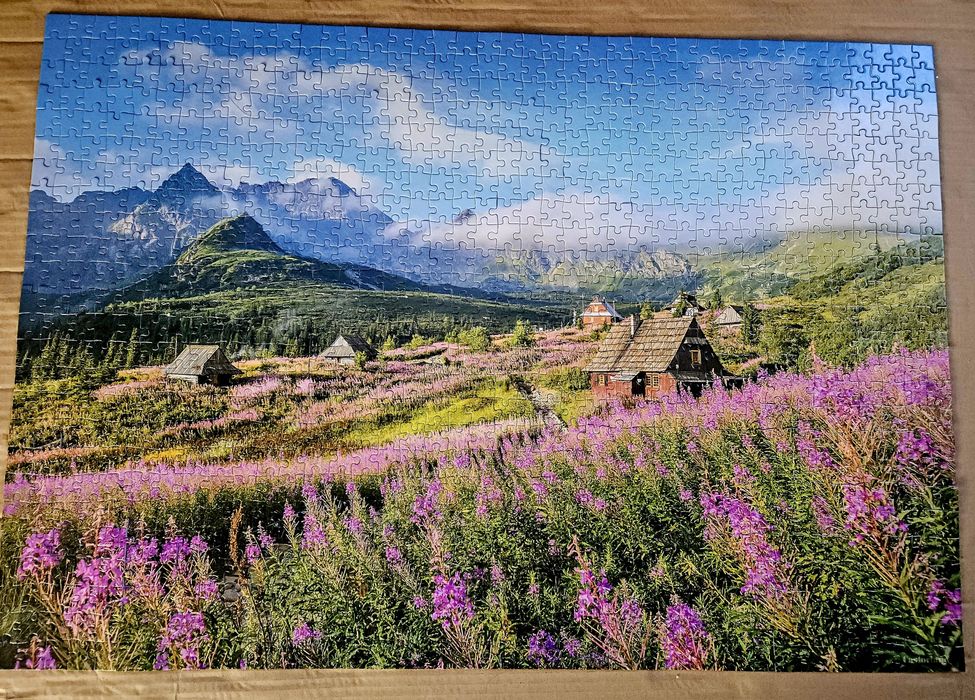 Puzzle 1000 części. Hala Gąsienicowa.