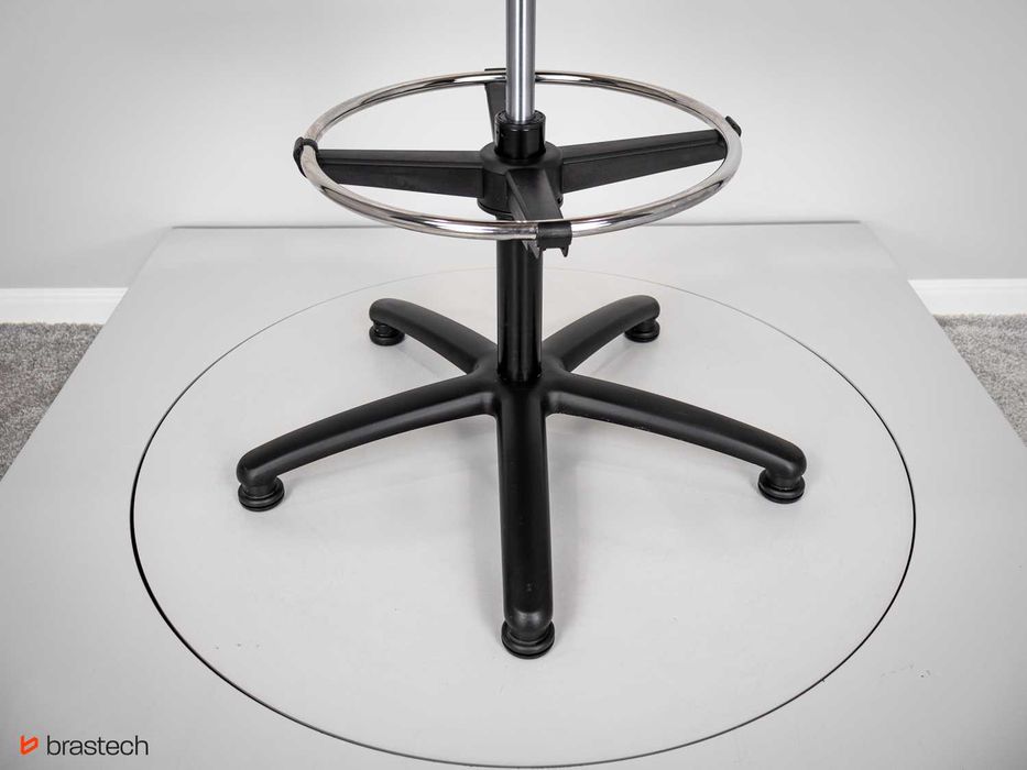 Krzesło warsztatowe, sklejka bukowa, wysokie, lakierowane