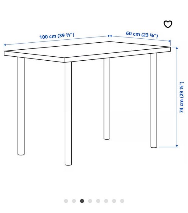 Mesa/ secretária ikea branca