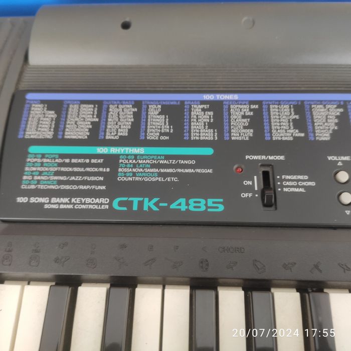 Casio CTK-485 c/suporte