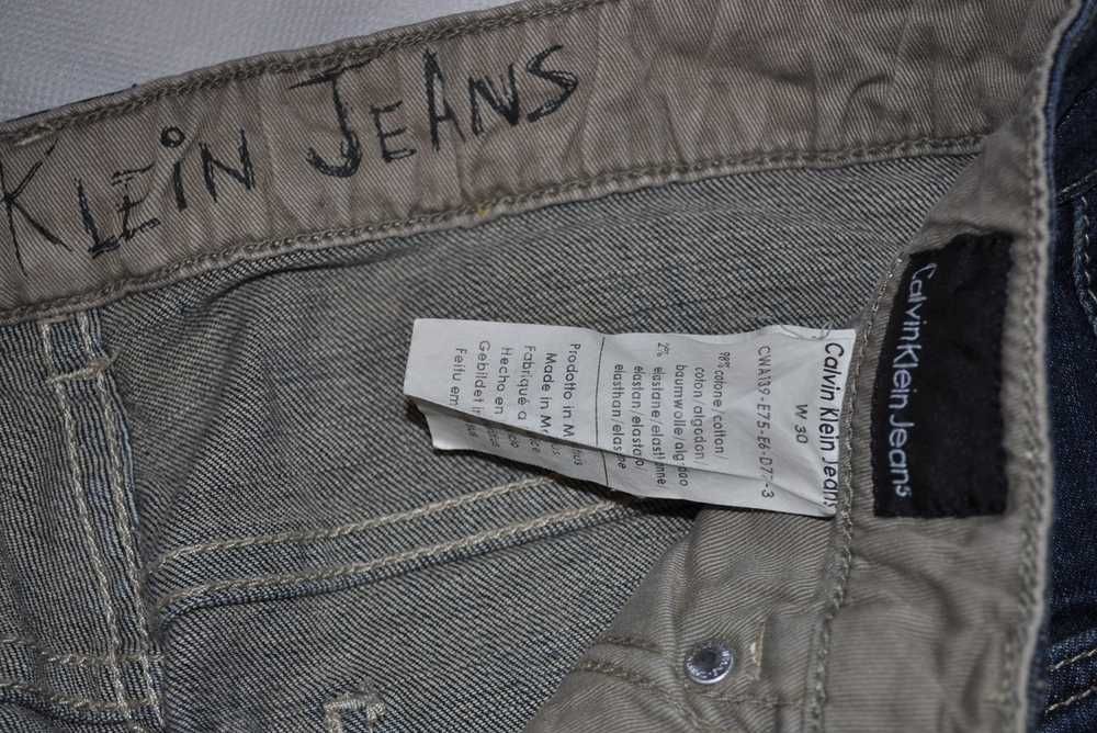 CALVIN KLEIN JEANS 80cm 30/32 damskie spodnie jeansowe stretch fit s2v