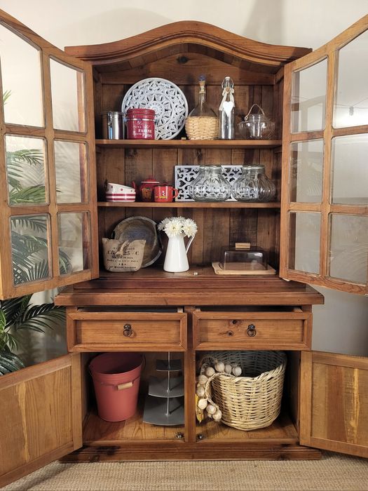 armario, vitrine, louceiro, aparador, mexicano,  rustico