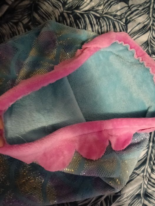 Cobertor/saco cama de sereia