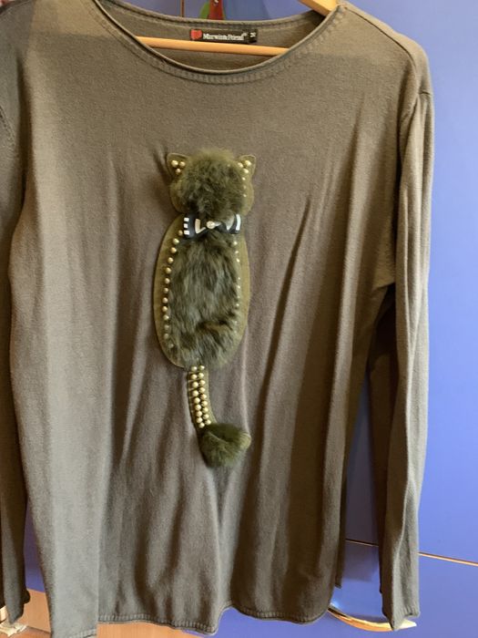 Кофта с котиком