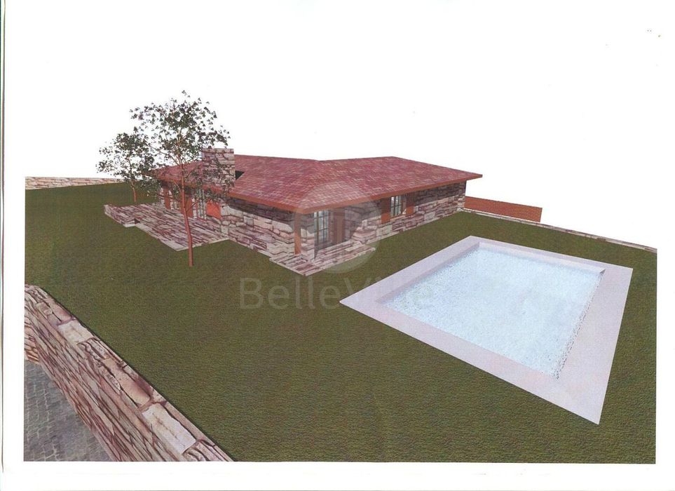 Plot of land with two houses for restoration, 2950 m²