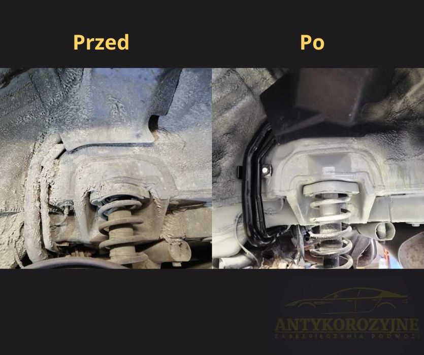 Antykorozyjne zabezpieczenia podwozi , konserwacja , piaskowanie