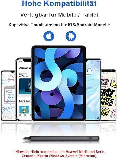 Rysik do ekranów dotykowych uniwersalny czarny