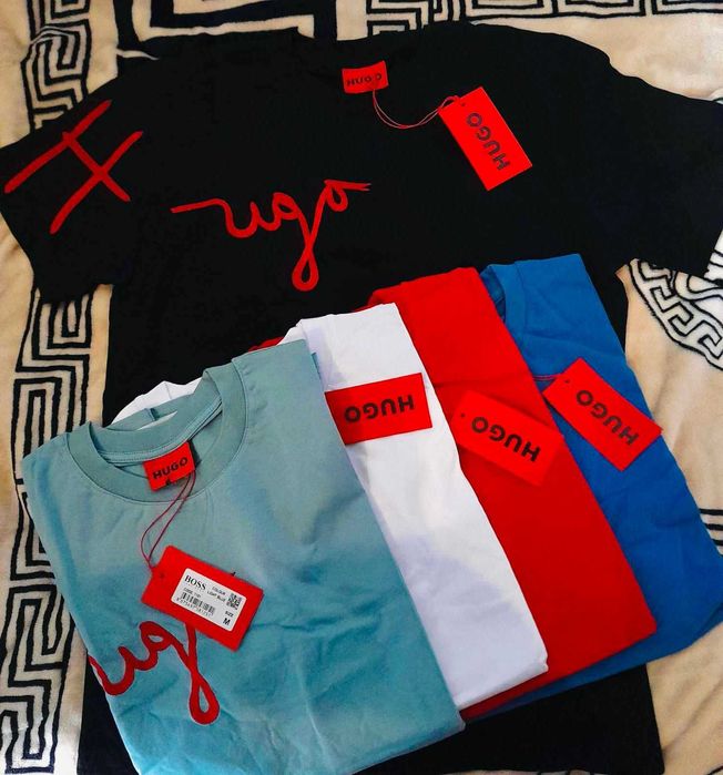 Koszulka męska duzy znaczek Boss calvin klein Shirt Premium