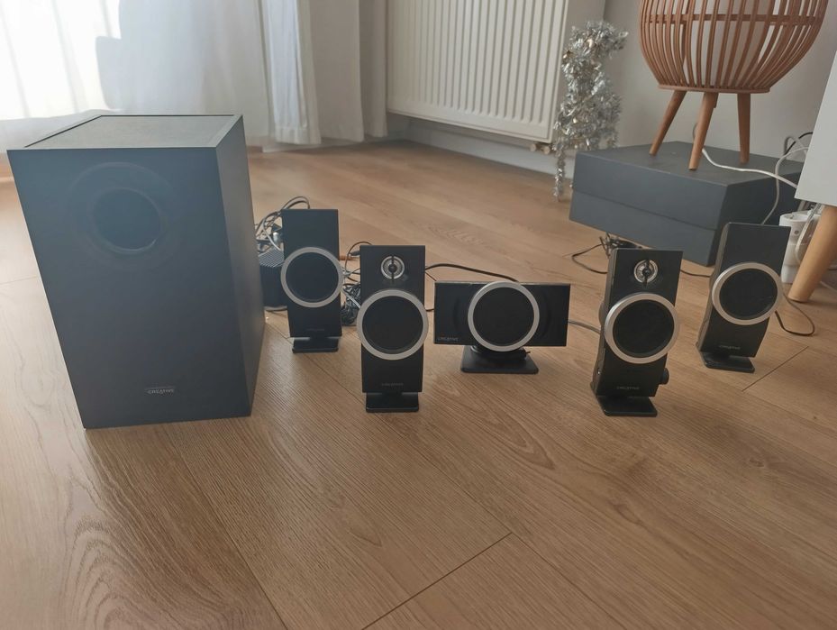 Głośniki Creative Inspire T6100 5.1 (komplet w oryginalnym opakowaniu)