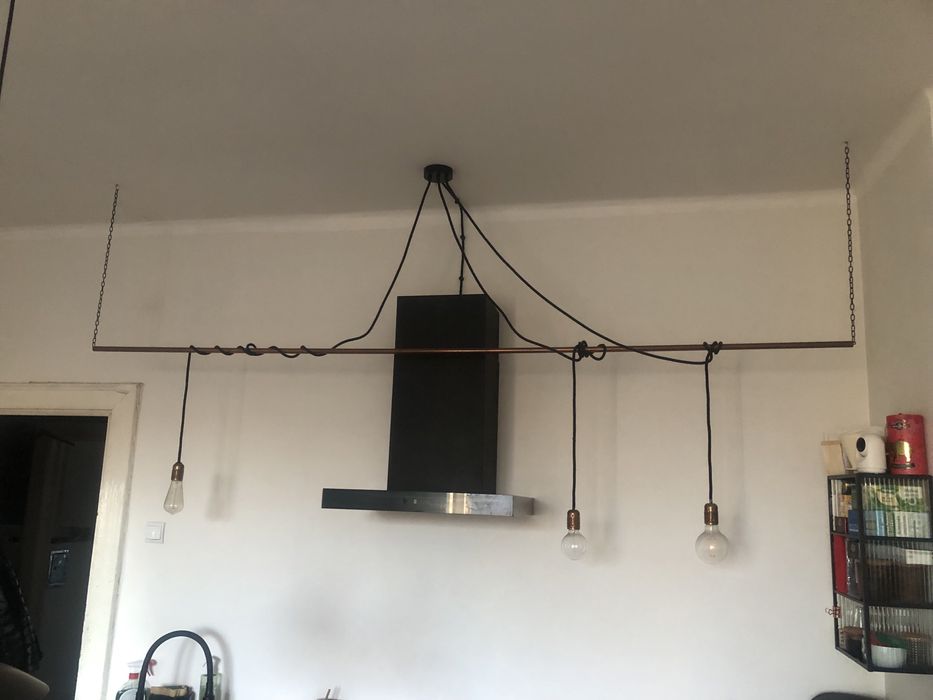 Kuchnia + kuchenka elektryczna + okap + oswietlenie