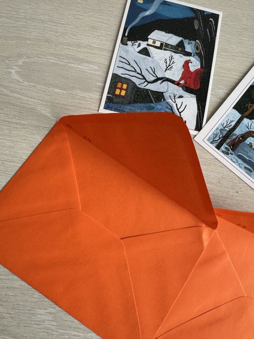 Дистівка з малюнком новорічним