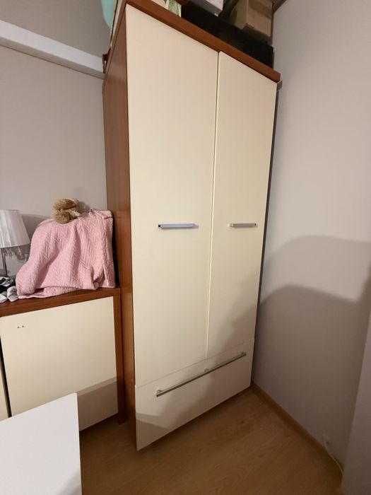 Meble black red white vis a vis szafa