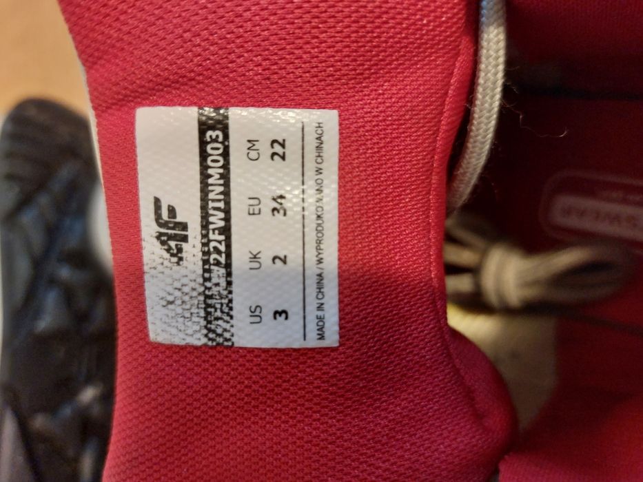 Buty przejściówe jesienno-zimowe 4F rozm. 34