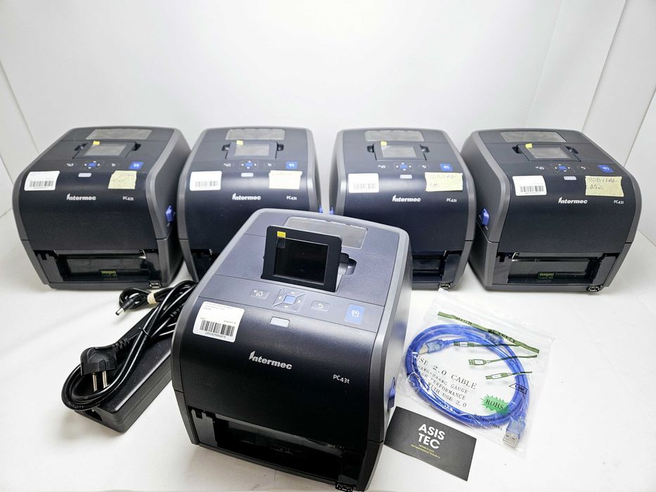 Intermec PC43T термопринтер етикеток з LCD, наклейок 101мм USB/Ethernet 101мм 203мм/сек ттн