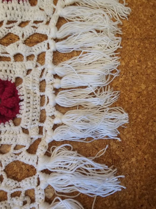 Colcha de cama de solteiro em croché