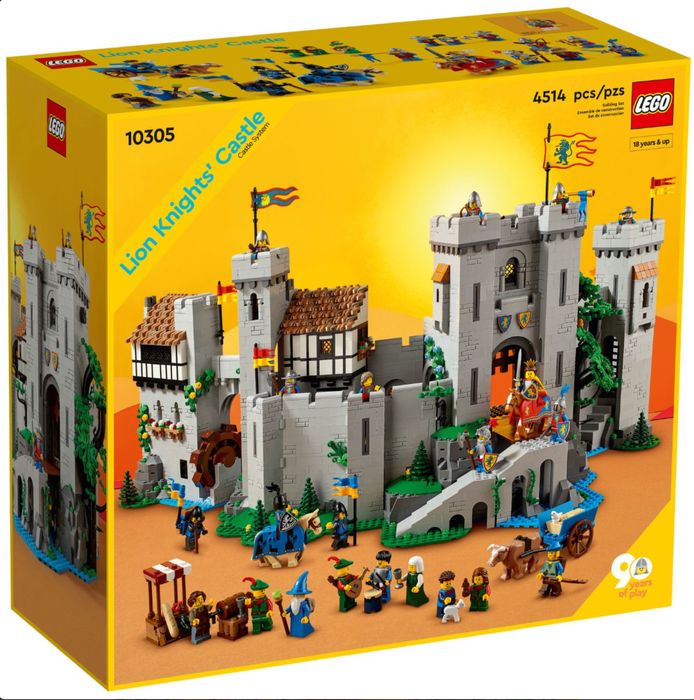 Lego 10305 ICONS Zamek Rycerzy Herbu Lwa Unikat Wcofany