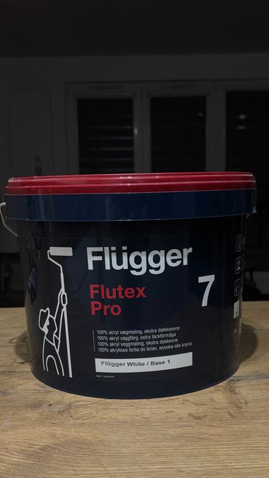 Flugger Flutex Pro 7 - biała farba do ścian 9,1L