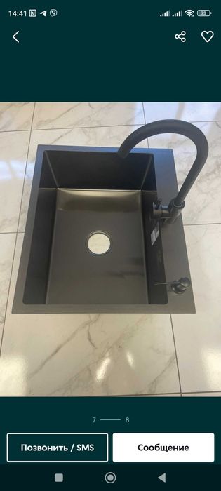 Акція-27%!Мийки для кухні з нержавійки HANDMADE  Valeso 60*50- 3 mm.