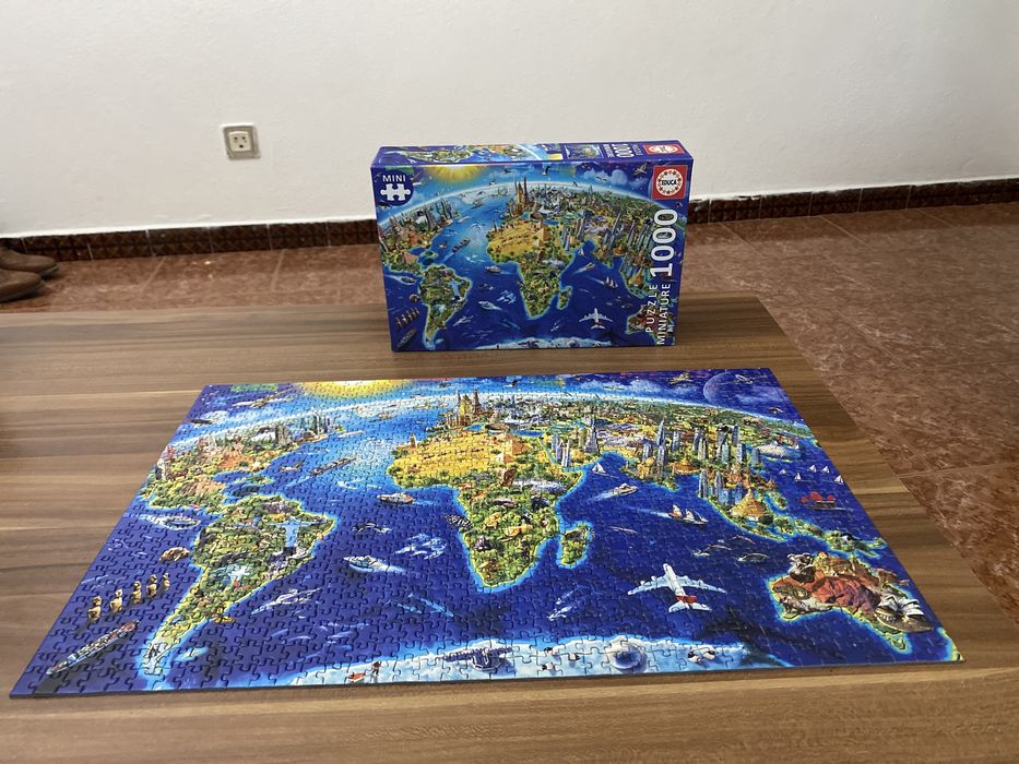 Puzze miniatura de 1000 peças