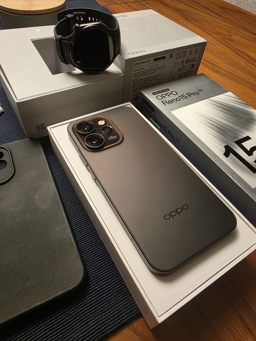 Oppo Reno 15 Pro 12GB/512GB ESTREAR, Oppo Watch X2. Troca/retoma. Fatura, garantia, capa