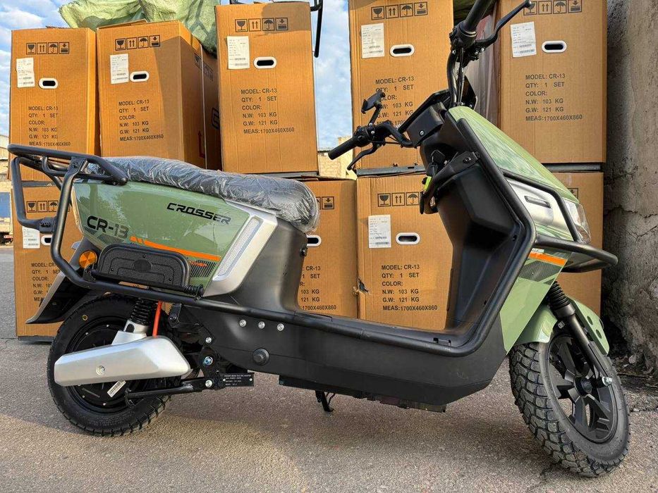 Crosser CR-13 Pro 2000W Lifepo4 Підвищєний вольтаж АКБ 76.8V Зелений