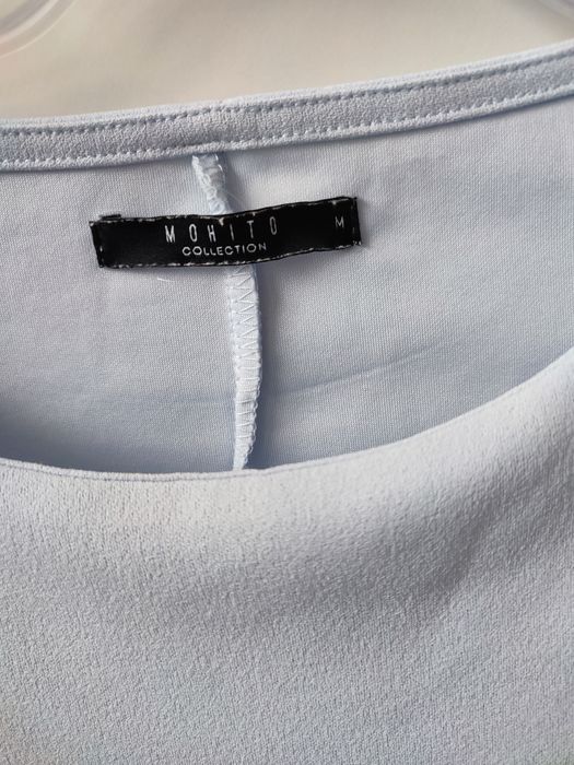 Elegancka bluzka damska Mohito rozmiar m ozdobne ramiączka
