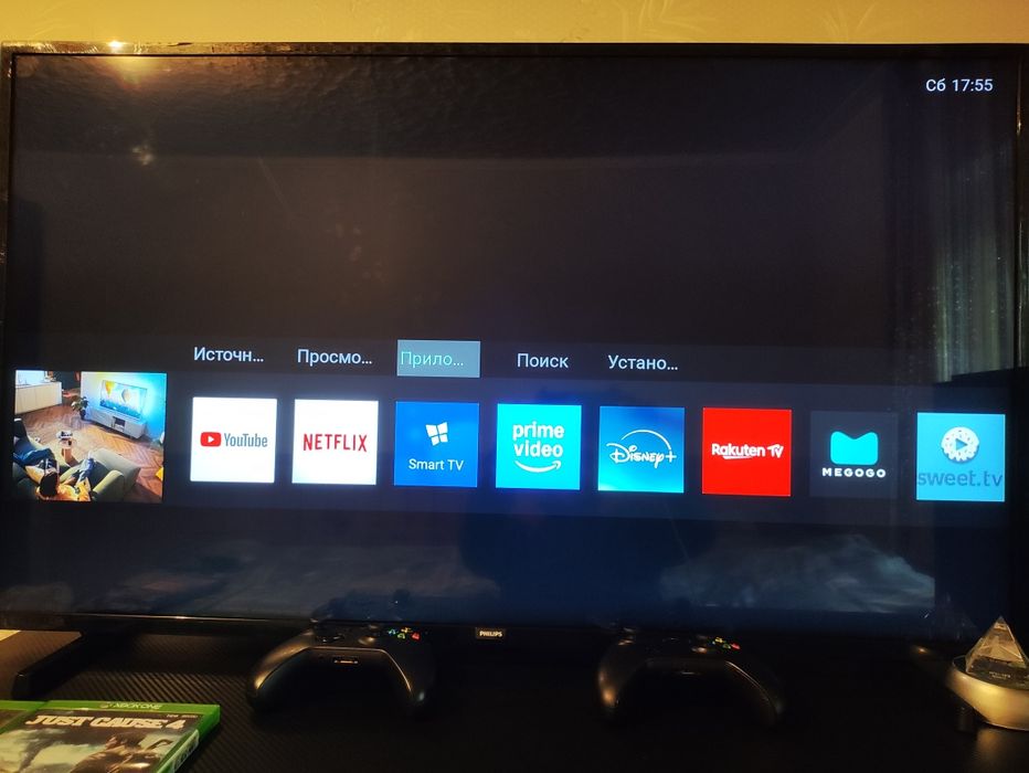 Телевізор Philips 43PUS7505/12 — 43 дюйми, 4K Ultra HD