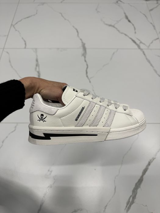 Adidas Superstar x Neighborhood White Black