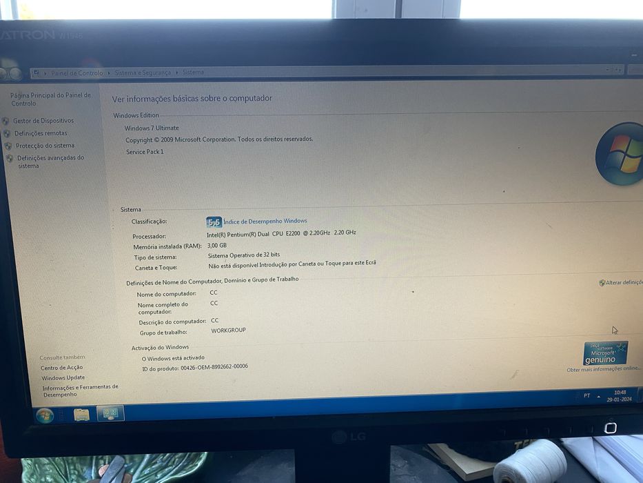 Torre gaming windows 7 leva outro de oferta