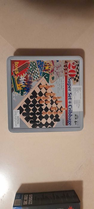 Conjunto de Jogos de Mesa – 20 em 1 (Novo)