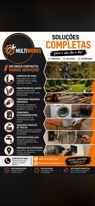 Servicos de jardim e muito mais
