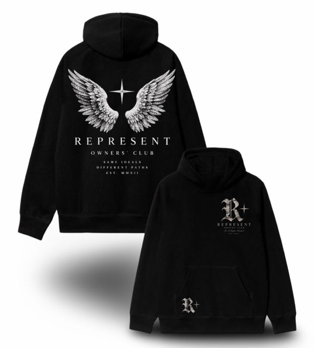 Худи Represent Logo унисекс репрезент кофта толстовка свитшот лонгслив Новинка
