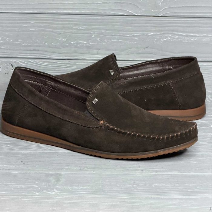 37-48р Мужские черные синие коричневые кожаные замшевые мокасины туфли