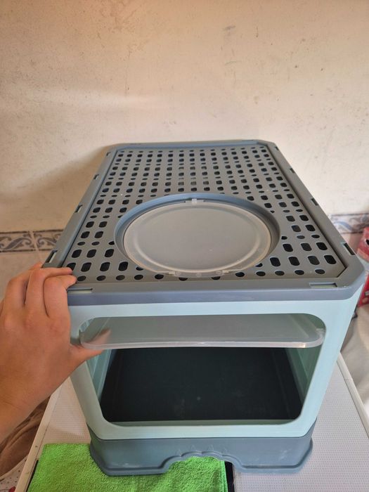 Caixa de Areia Fechada para Gato