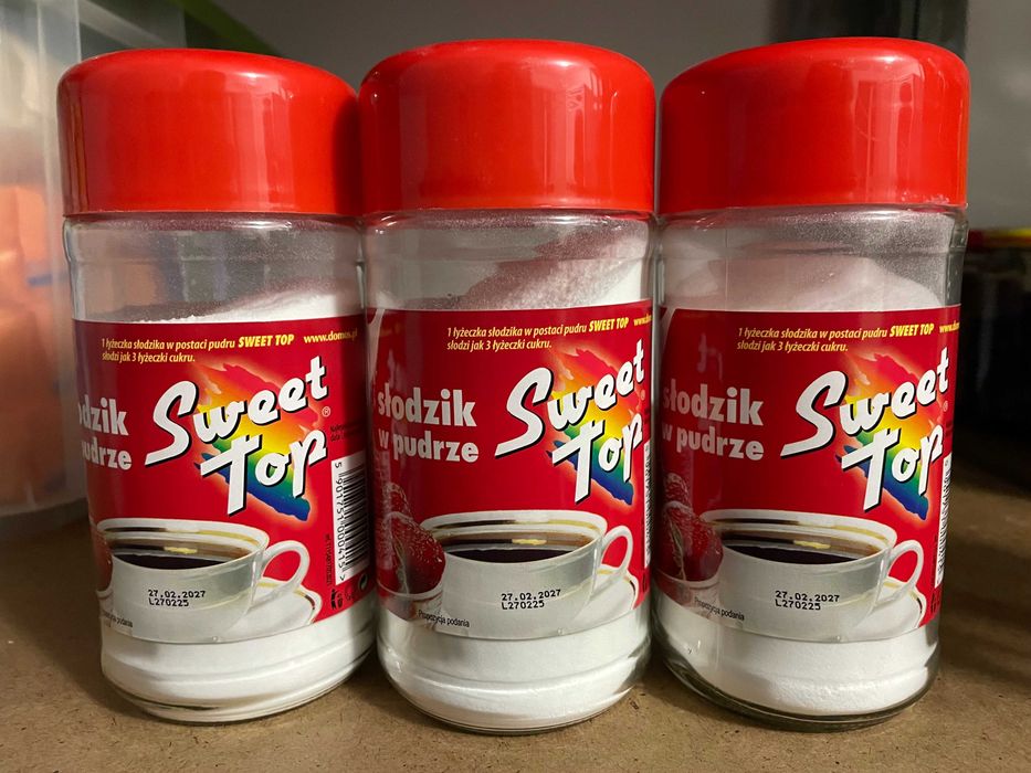 Słodzik w proszku, puder dla cukrzyków Sweet Top Domos 17 sztuk
