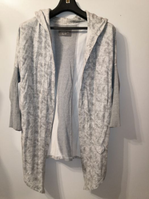 Bluza kardygan szara