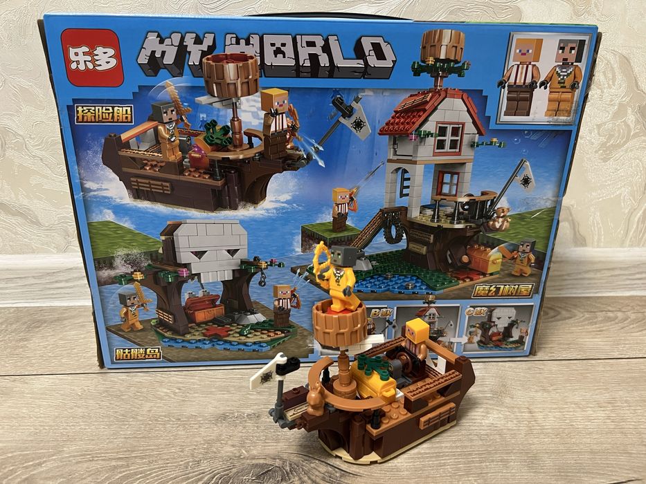 Конструктор лего 3в1 Minecraft my world