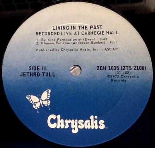 JETHRO TULL - Living in The Past 2 Lp's