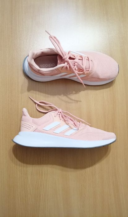 Женские беговые кроссовки Adidas runfalkcon glow pink
