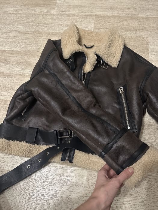 Дубленка женская xs-s размер