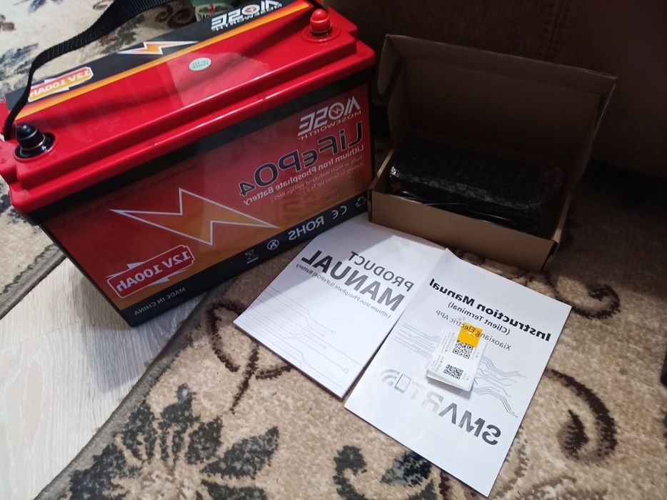 Акумулятор lifePo блютуз