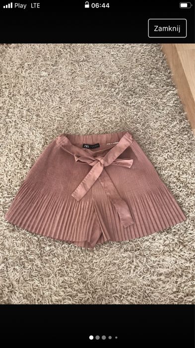 Zara spodenki plisowane Zara r. S