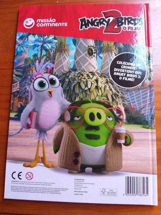 Álbum de cromos Angry Birds