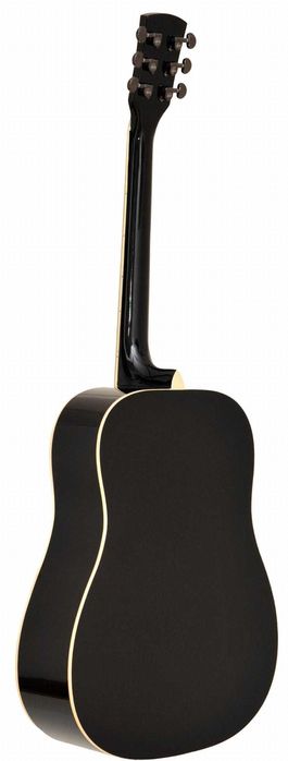 Gitara akustyczna Ever Play AP-400 BK matowa +pokrowiec+tuner+3 kostki