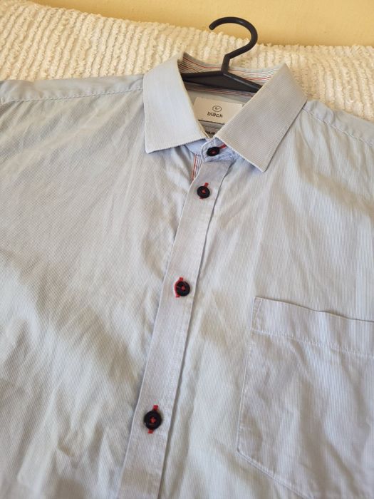 Koszula męska z długim rękawem Bläck, regular fit, L